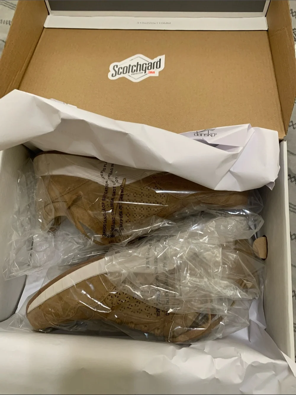 Dansko Women's Suede Lace-Up Sneaker in Tan